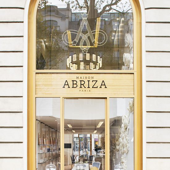 Devanture de la boutique Abriza à Paris